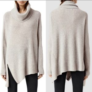 All Saints Roll Neck Able Sweater in Small! Alpaca. Like new - work once.